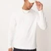 Mango Regular Fit Long Sleeve T-shirt In White For Men -Modern Menswear 207379966 1 white