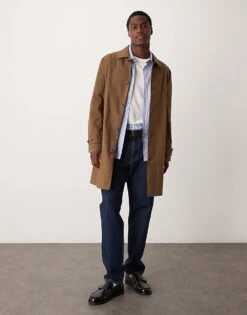 Mango Classic Trenchcoat In Beige For Men Cream -Modern Menswear 207380210 1 cream 1