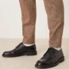 Mango Classic Leather Brogues In Black For Men -Modern Menswear 207380397 1 black