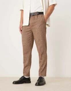 Mango Classic Leather Brogues In Black For Men -Modern Menswear 207380397 4