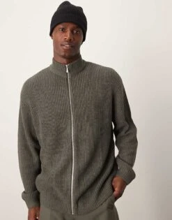 Mango Ribbed Beanie In Black For Men -Modern Menswear 207383851 4