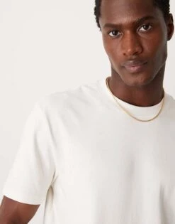 Mango Premium Boxy T-shirt In Off White For Men Beige -Modern Menswear 207384031 3