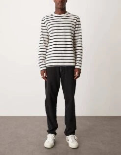 Mango Straight Fit Denim Jeans In Washed Black For Men