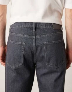 Mango Mid Waist Straight Leg Jean In Dark Wash Blue For Men Dark Blue 11 Mango Mid Waist Straight Leg Jean In Dark Wash Blue For Men Dark Blue -Modern Menswear 207422033 4