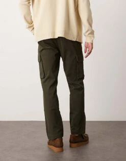 Mango Pocket Detail Straight Leg Cargo Trouser In Brown For Men 10 Mango Pocket Detail Straight Leg Cargo Trouser In Brown For Men -Modern Menswear 207422649 3