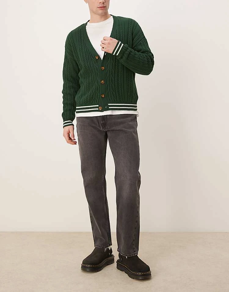 Mango Straight Fit Jeans In Washed Black For Men 8 Mango Straight Fit Jeans In Washed Black For Men - Image 6