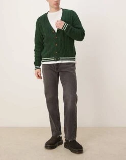 Mango Straight Fit Jeans In Washed Black For Men