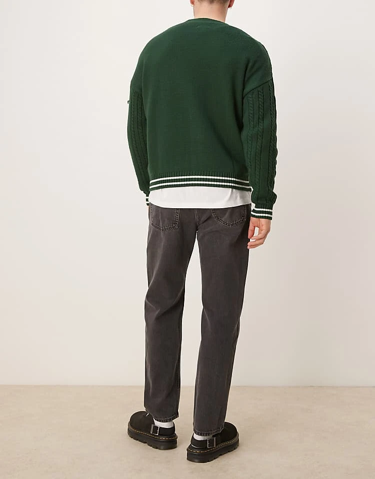 Mango Straight Fit Jeans In Washed Black For Men 5 Mango Straight Fit Jeans In Washed Black For Men - Image 3