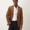 Mango Cord Blazer In Mid Brown For Men -Modern Menswear 207544255 1 brown