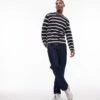 Mango Long Sleeved Stripe T-shirt In Black And White For Men 1 Mango Long Sleeved Stripe T-shirt In Black And White For Men -Modern Menswear 207715519 1 white