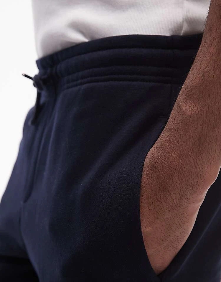 Mango Drawstring Slim Fit Joggers In Navy For Men 5 Mango Drawstring Slim Fit Joggers In Navy For Men - Image 3