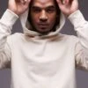 Mango Hoodie In Ecru For Men -Modern Menswear 207833667 1 ecru