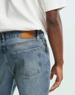 Mango Relaxed Straight Fit Jeans In Light Blue For Men -Modern Menswear 207833697 4