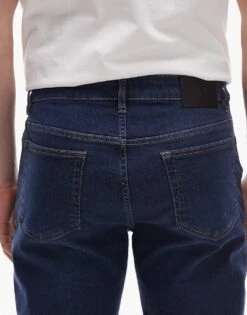 Mango Slim Fit Jeans In Dark Blue For Men Navy -Modern Menswear 207833718 4