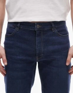 Mango Slim Fit Jeans In Dark Blue For Men Navy -Modern Menswear 207833718 5