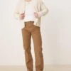 Mango Straight Fit Vintage Washed Jeans In Light Brown For Men Tan -Modern Menswear 207833776 1 tan