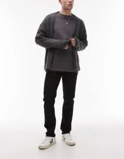 Mango Slim Fit Jeans In Black For Men -Modern Menswear 207833777 1 black 1