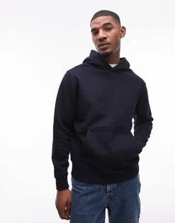 Mango Hoodie In Black For Men