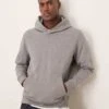 Mango Hoodie In Grey For Men 1 Mango Hoodie In Grey For Men -Modern Menswear 207884787 1 grey