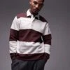 Mango Rugby Polo Shirt In Burgundy & White Stripe For Men 1 Mango Rugby Polo Shirt In Burgundy & White Stripe For Men -Modern Menswear 207884818 1 burgundy