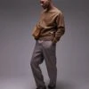 Mango Crew Neck Sweatshirt In Tan For Men -Modern Menswear 207884880 1 tan