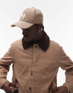 Mango Contrast Collar Harrington Jacket In Brown For Men -Modern Menswear 207889346 1 brown 1