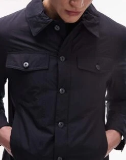 Mango Western Jacket In Navy For Men -Modern Menswear 207889361 3