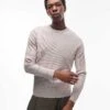 Mango Round Neck Jumper In Beige For Men Ecru -Modern Menswear 207889480 1 ecru