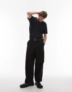 Mango Premium Cotton Regular T-shirt In Navy For Men -Modern Menswear 207891535 4