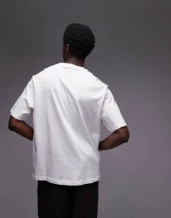 Mango Premium Cotton Regular T-shirt In White For Men -Modern Menswear 207891550 4