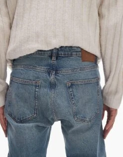 Mango Relaxed Slim Fit Jeans In Mid Washed Blue For Men Mid Blue -Modern Menswear 207892376 4