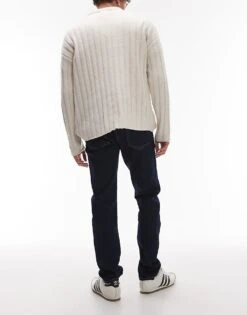 Mango Skinny Fit Jeans In Dark Blue For Men -Modern Menswear 207892410 3