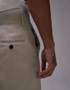 Mango Corduroy Trousers In Ecru For Men -Modern Menswear 207946572 4