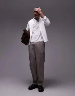 Mango V-neck T-shirt In White For Men -Modern Menswear 207946652 3