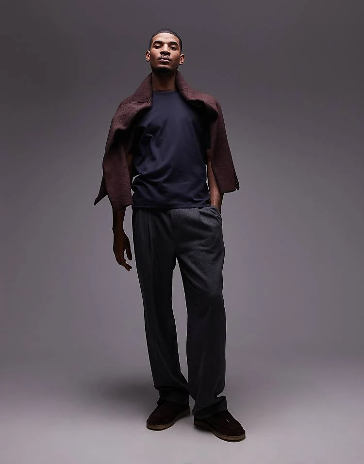 Mango Relaxed Fit T-shirt In Navy For Men 4 Mango Relaxed Fit T-shirt In Navy For Men - Image 2