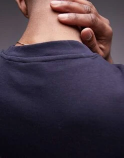 Mango Relaxed Fit T-shirt In Navy For Men 10 Mango Relaxed Fit T-shirt In Navy For Men -Modern Menswear 207946668 4