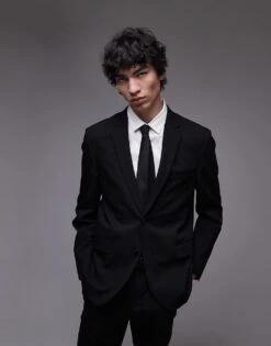 Mango Tailored Suit Co-ord In Black -Modern Menswear 207986617 1 black 1