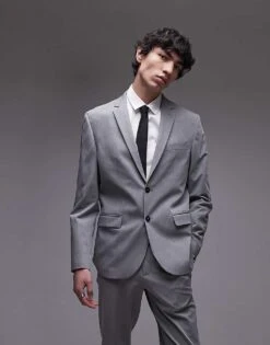 Mango Tailored Suit Co-ord In Grey -Modern Menswear 207986618 1 grey