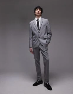 Mango Tailored Suit Co-ord In Grey