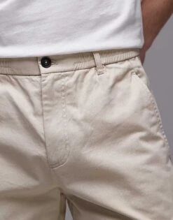 Mango Regular Fit Tailored Trouser With Drawstring In Light Beige For Men 12 Mango Regular Fit Tailored Trouser With Drawstring In Light Beige For Men -Modern Menswear 208007462 5