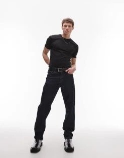 Mango Muscle Fit T-shirt In Black For Men 10 Mango Muscle Fit T-shirt In Black For Men -Modern Menswear 208007707 4