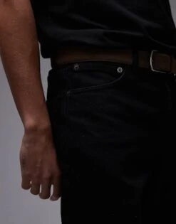 Mango Suede Belt Inbrown For Men -Modern Menswear 208082610 3