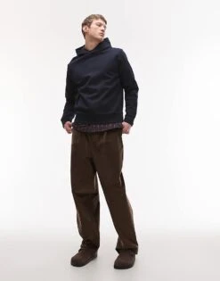 Mango Hoodie In Navy For Men -Modern Menswear 208125074 3