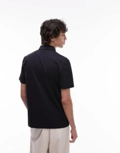 Mango Poloshirt In Navy For Men 9 Mango Poloshirt In Navy For Men -Modern Menswear 208125238 3