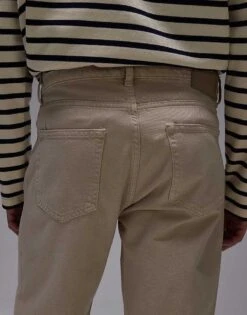 Mango Tapered Fit Jeans In Light Beige For Men -Modern Menswear 208125455 4