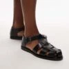 Mango Caged Sandals In Black For Men -Modern Menswear 208125547 1 black