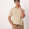 Mango Lightweight T-shirt In Light Beige For Men -Modern Menswear 208236311 1 beige