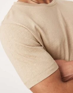 Mango Lightweight T-shirt In Light Beige For Men 10 Mango Lightweight T-shirt In Light Beige For Men -Modern Menswear 208236311 4