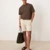 Mango Linen Mix Chino Shorts In Light Beige For Men -Modern Menswear 208238890 1 lightbeige